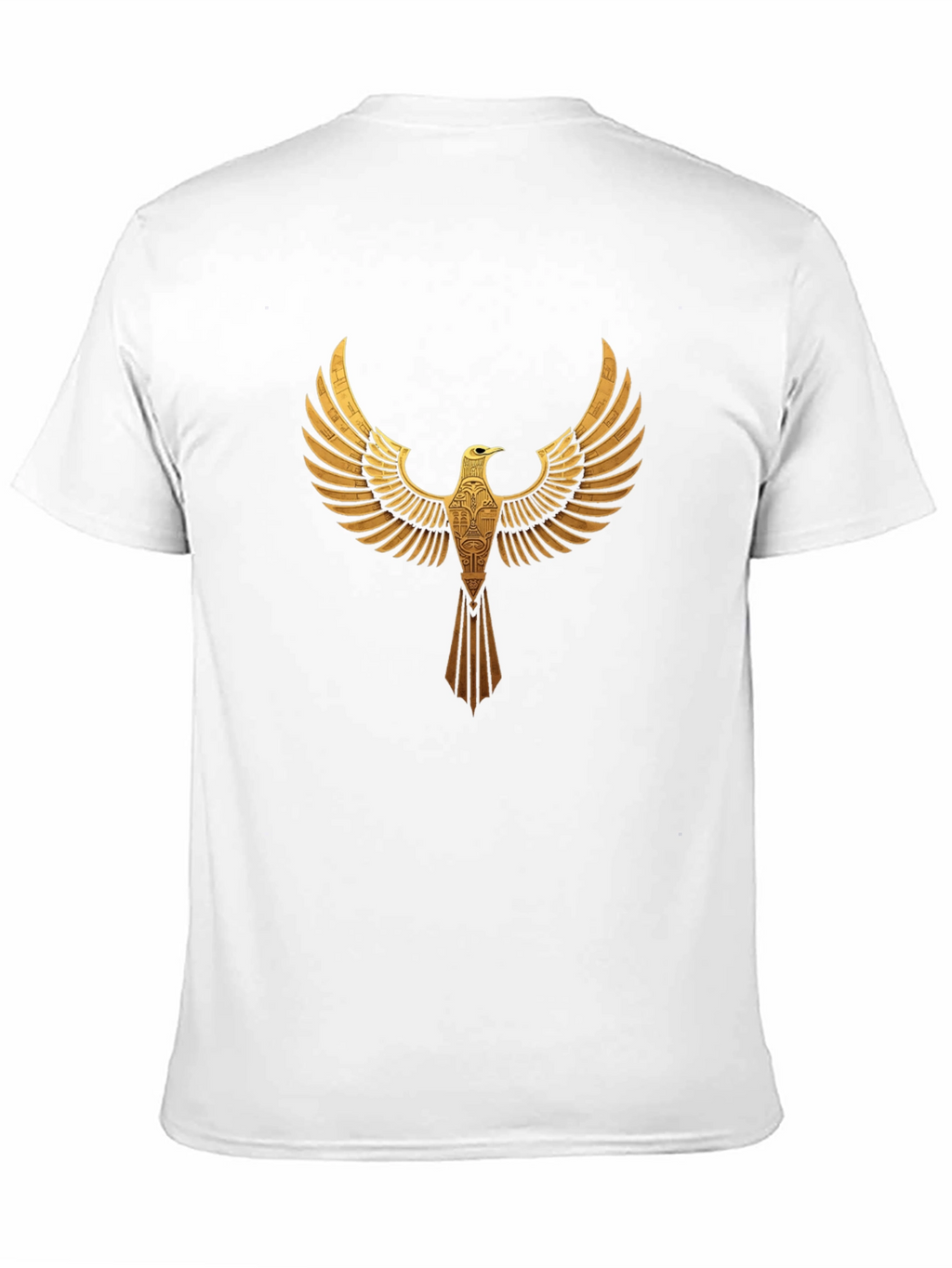 Golden Eagle Graphic Black T-Shirt