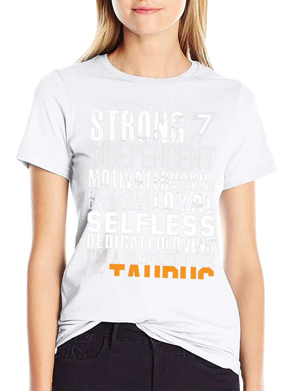 Strong Taurus Zodiac T-Shirt - Black Graphic Tee