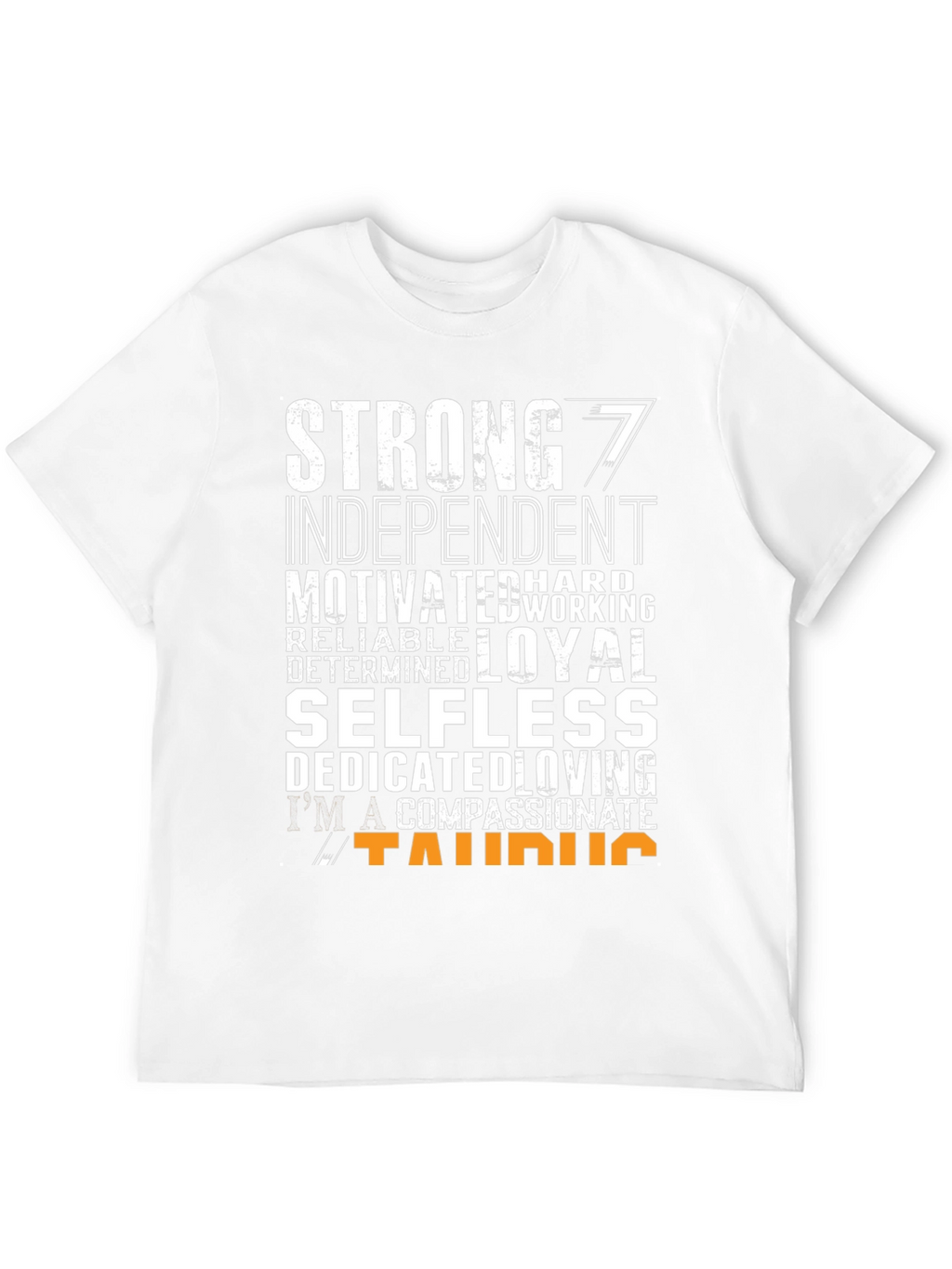 Strong Taurus Zodiac T-Shirt - Black Graphic Tee