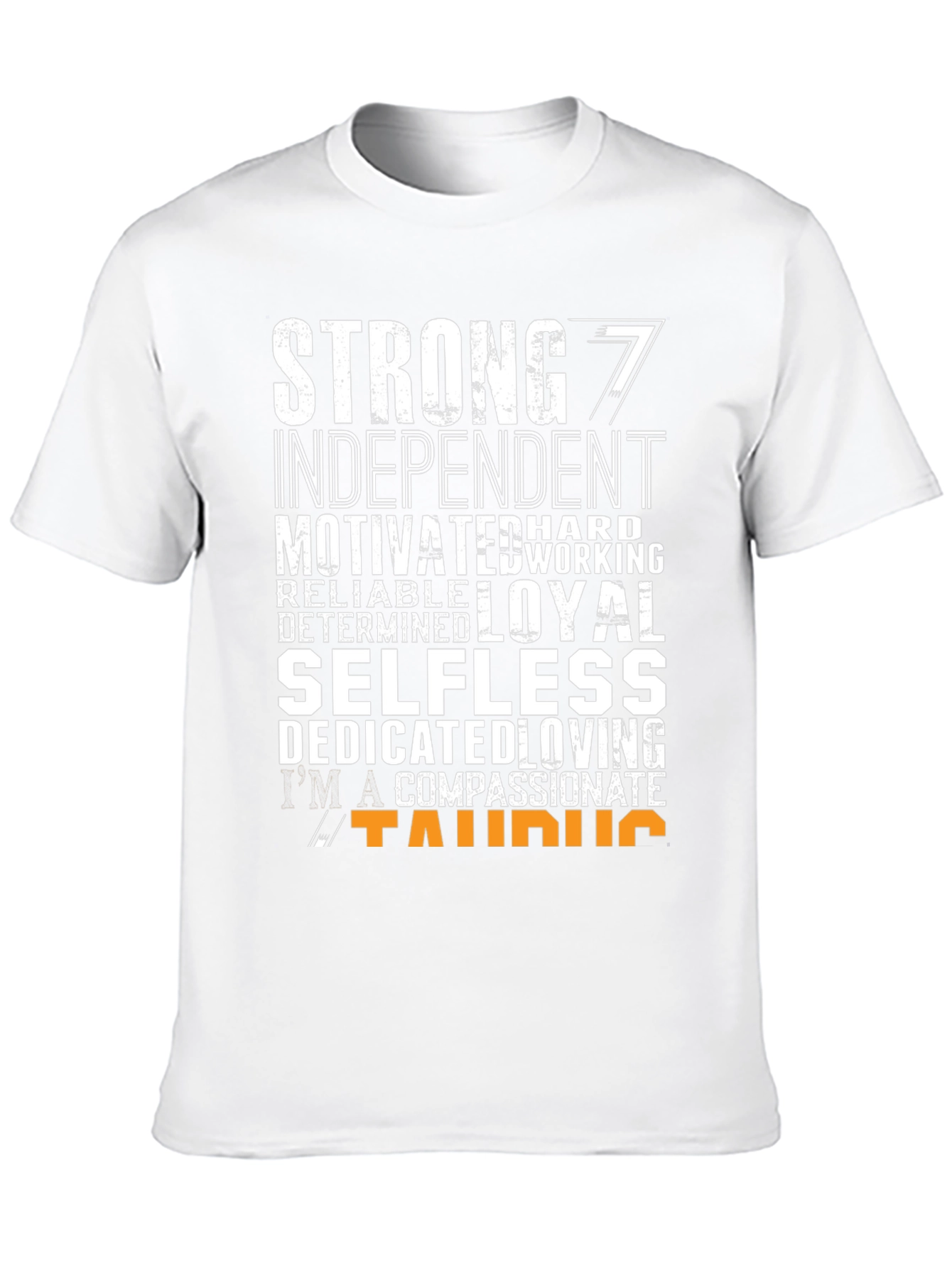 Strong Taurus Zodiac T-Shirt - Black Graphic Tee