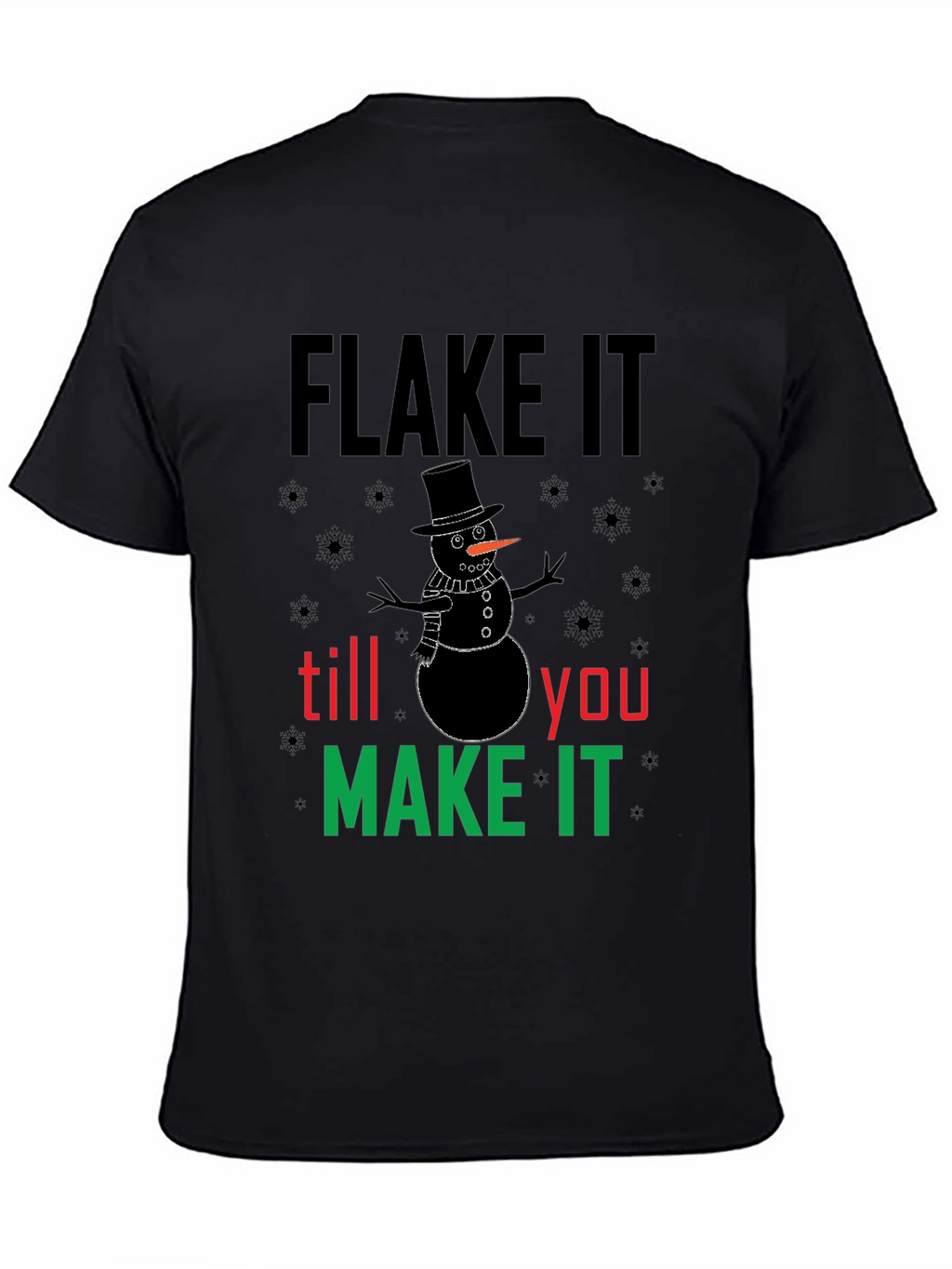 Flake It Snowman Graphic Tee