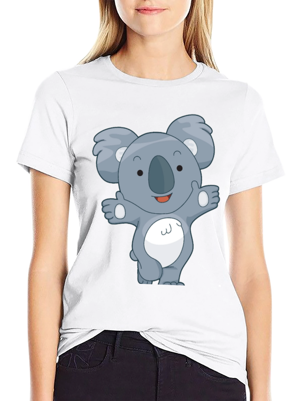 Koala Graphic T-Shirt - Cute Animal Design