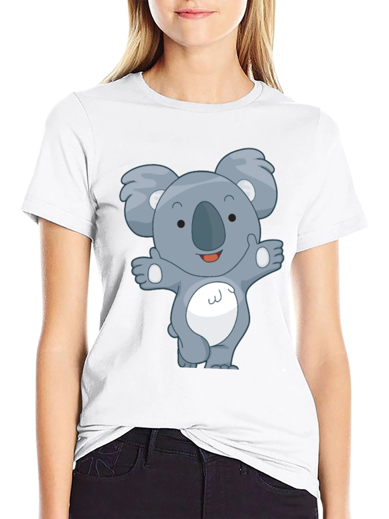 Koala Graphic T-Shirt - Cute Animal Design