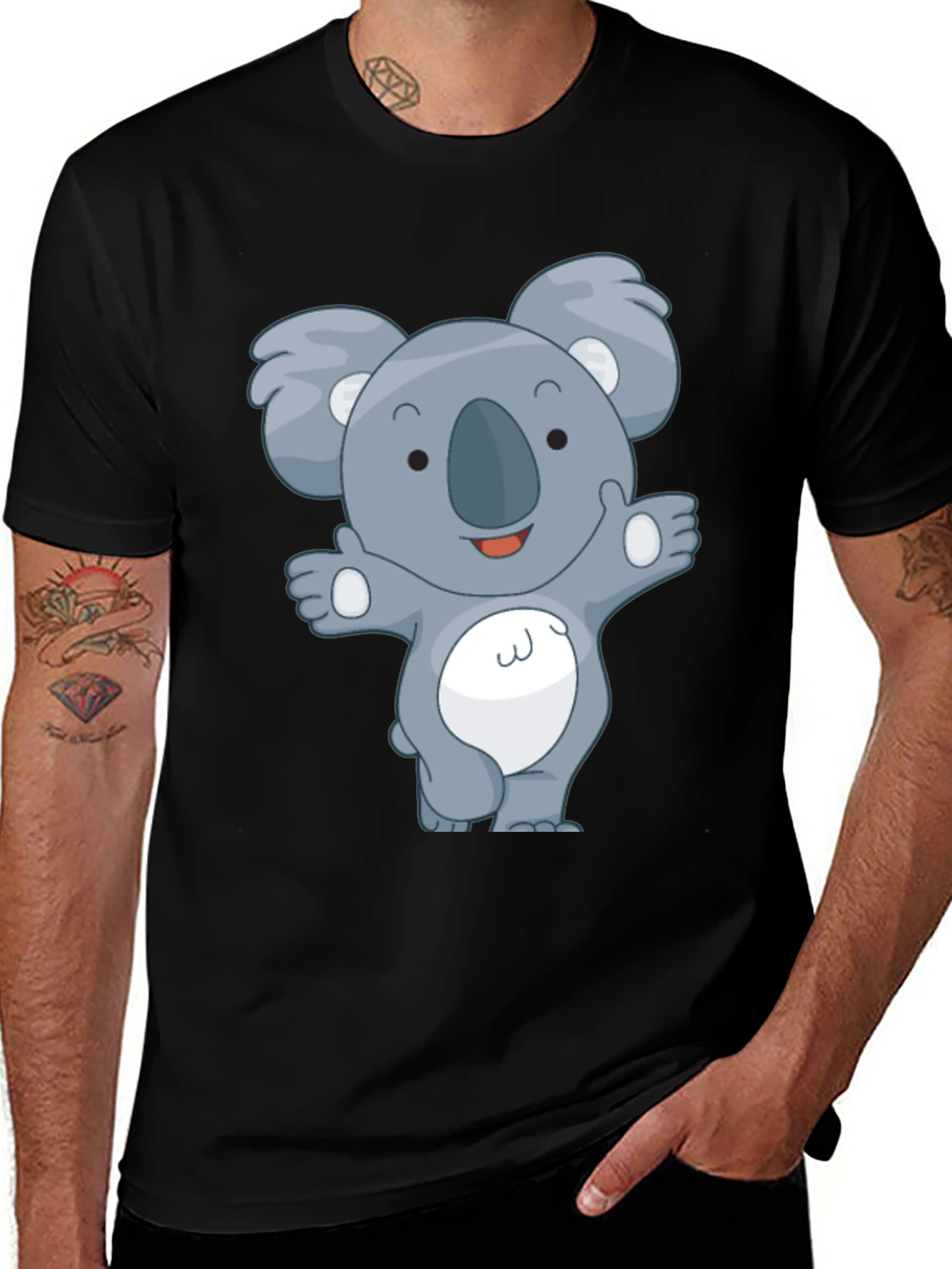 Koala Graphic T-Shirt - Cute Animal Design