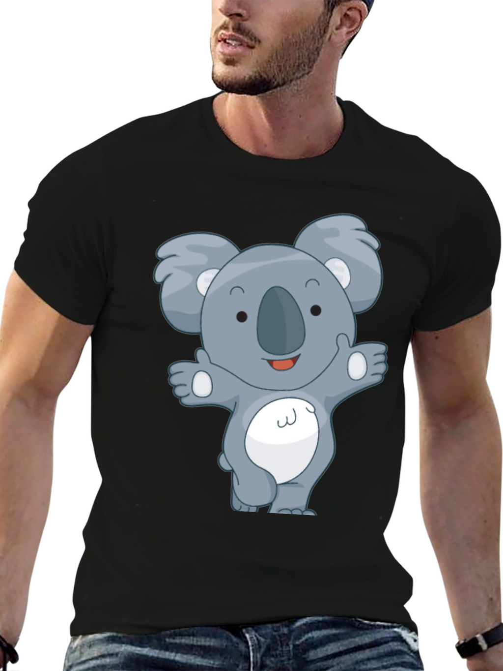 Koala Graphic T-Shirt - Cute Animal Design