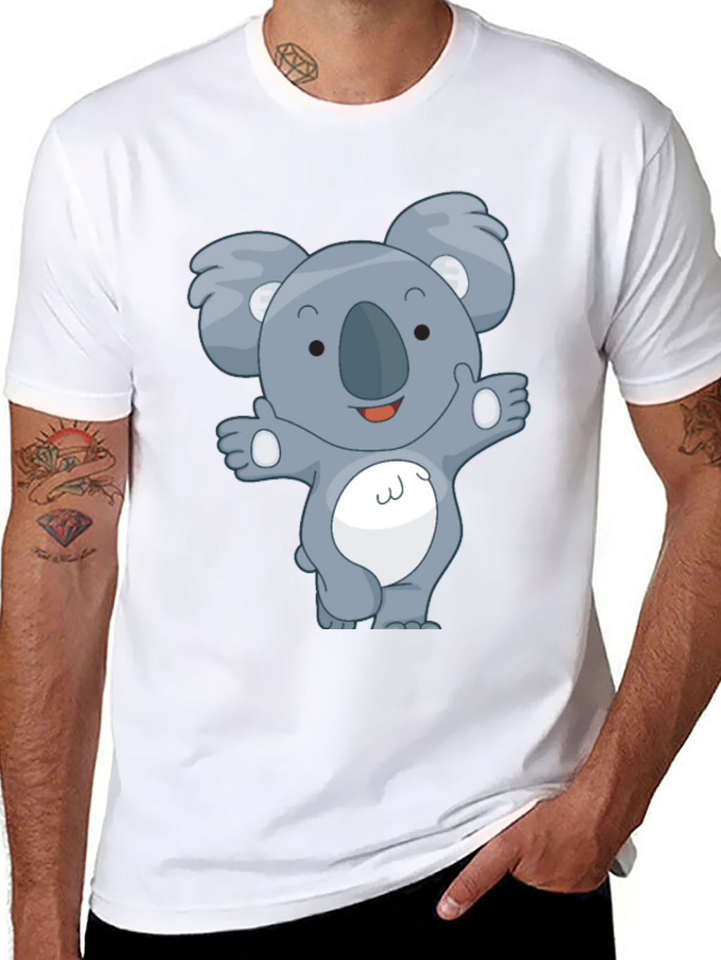 Koala Graphic T-Shirt - Cute Animal Design