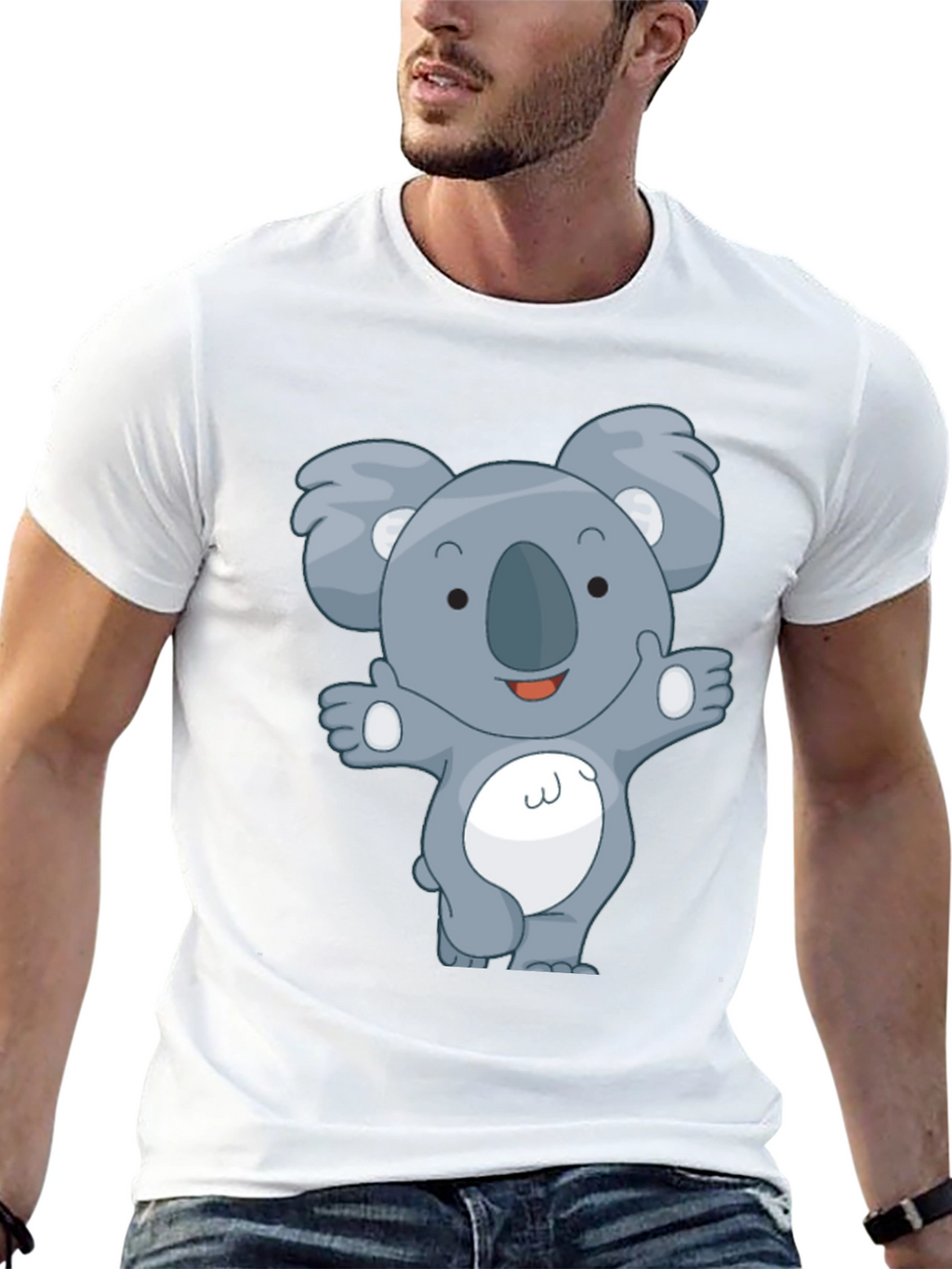 Koala Graphic T-Shirt - Cute Animal Design