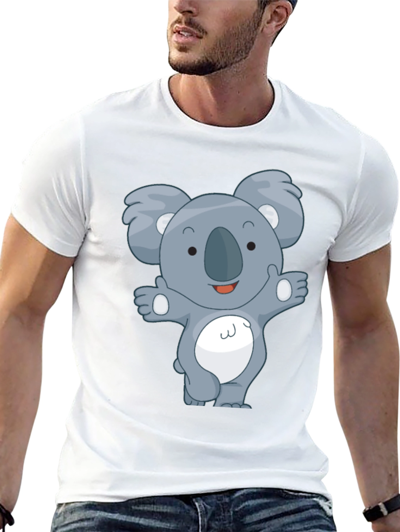 Koala Graphic T-Shirt - Cute Animal Design