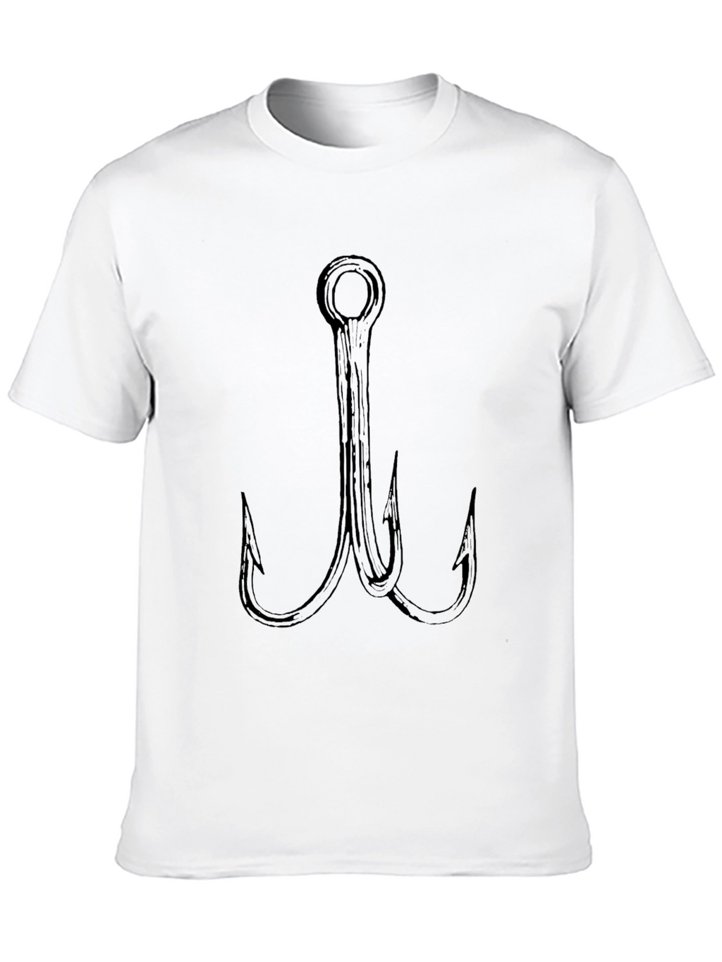 Triple Hook Graphic Tee - Black Casual Shirt