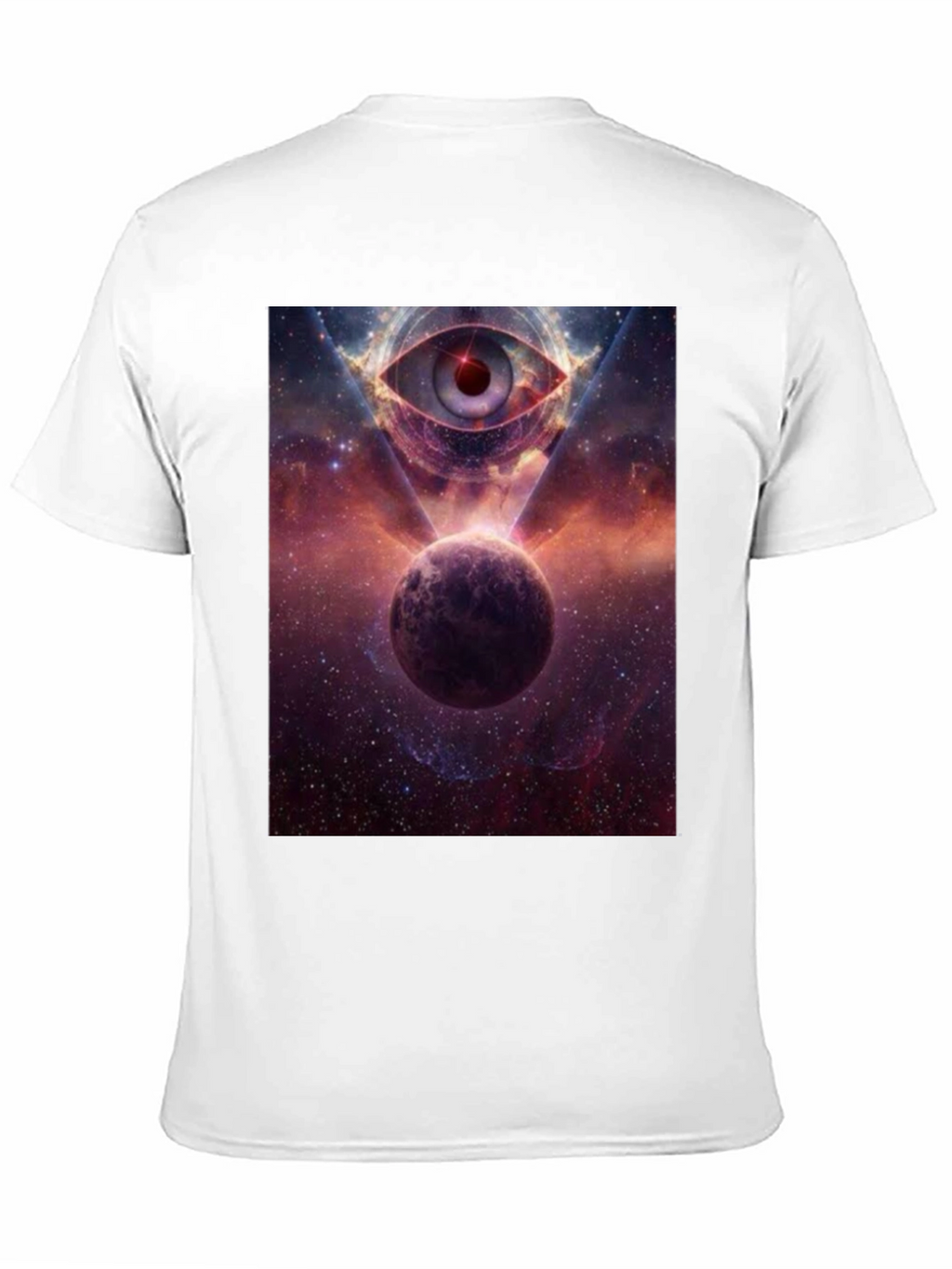 Cosmic Eye Graphic Tee - Galactic Print T-Shirt