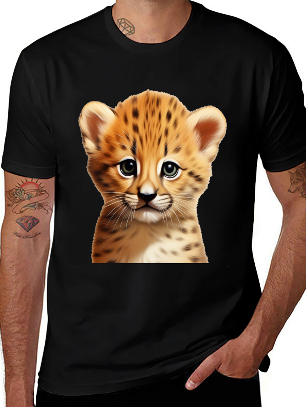 Cute Cheetah Cub T-Shirt