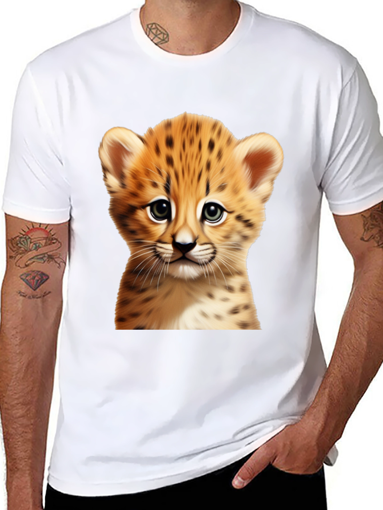 Cute Cheetah Cub T-Shirt