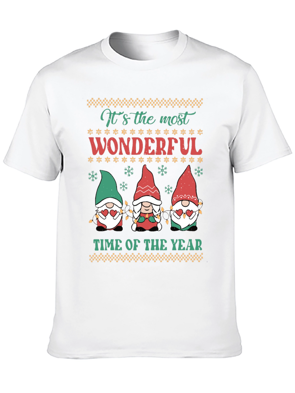 Wonderful Time of Year Gnome Christmas T-Shirt