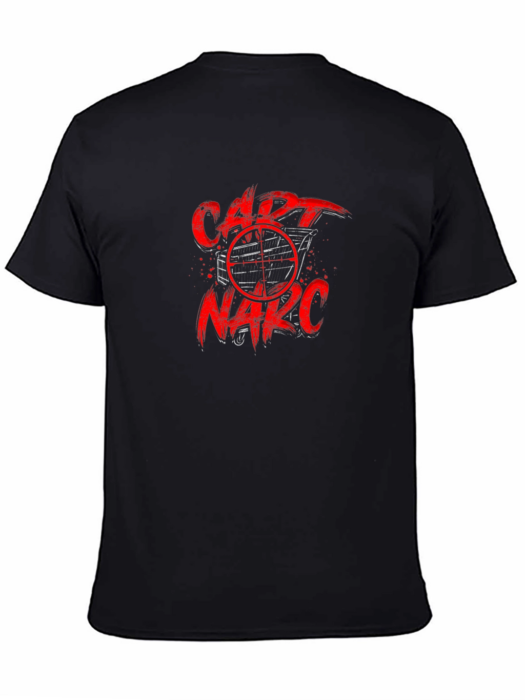 Cart Narc T-Shirt - Black Graphic Tee