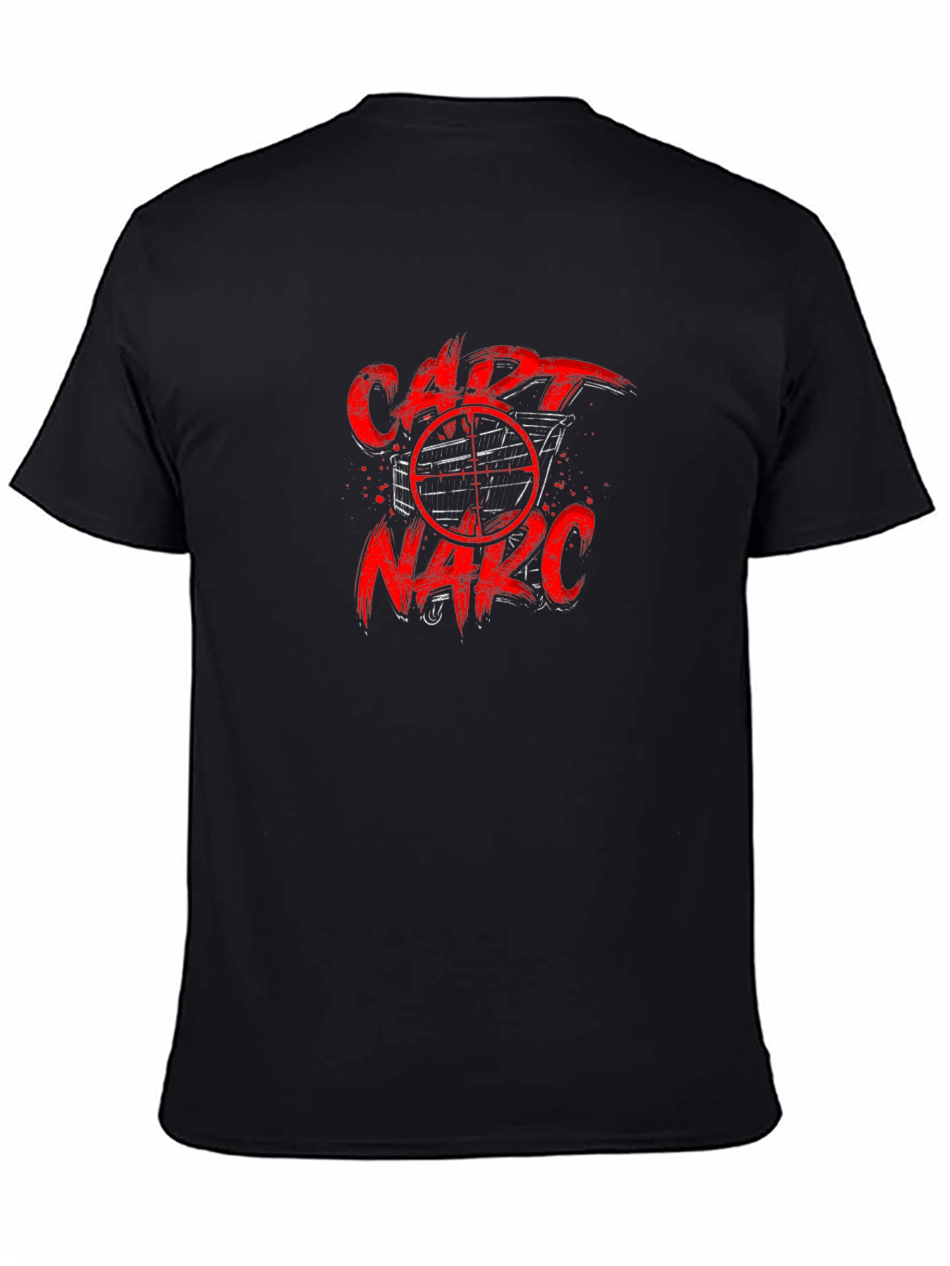 Cart Narc T-Shirt - Black Graphic Tee
