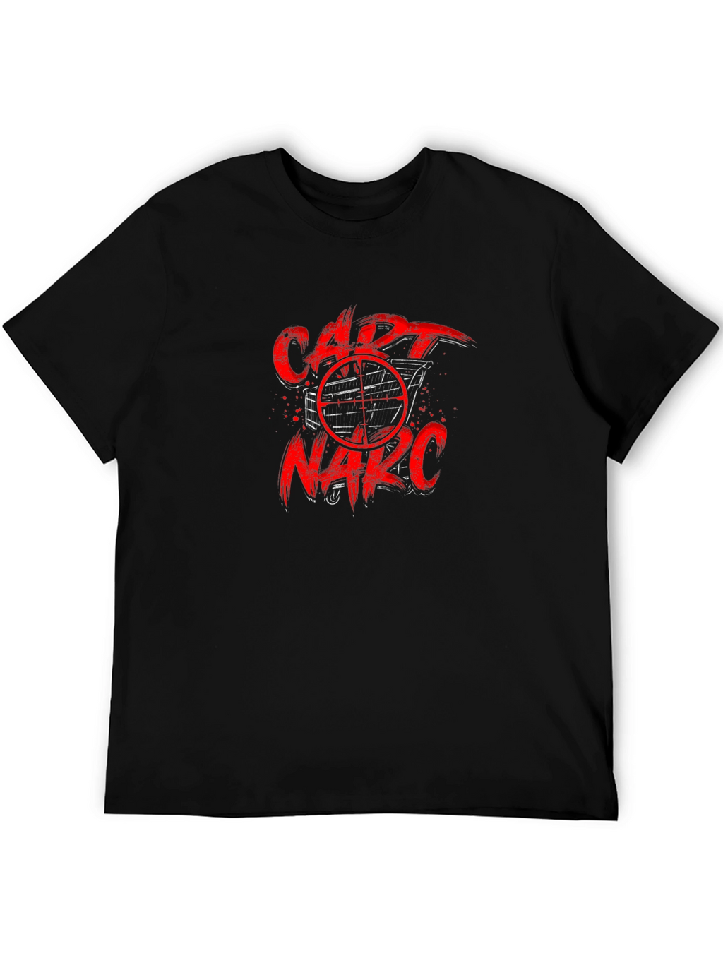 Cart Narc T-Shirt - Black Graphic Tee