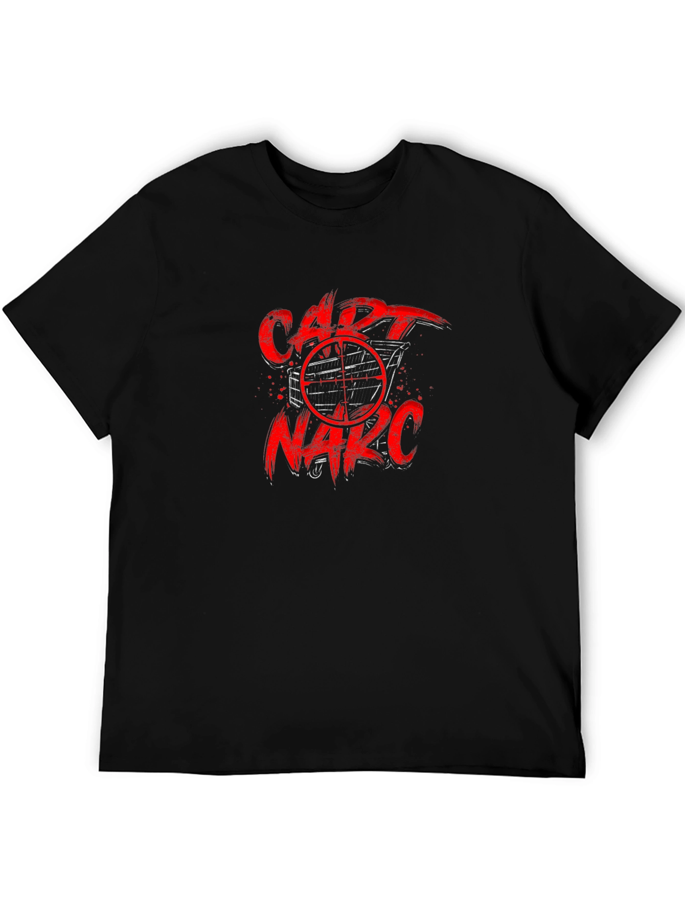 Cart Narc T-Shirt - Black Graphic Tee