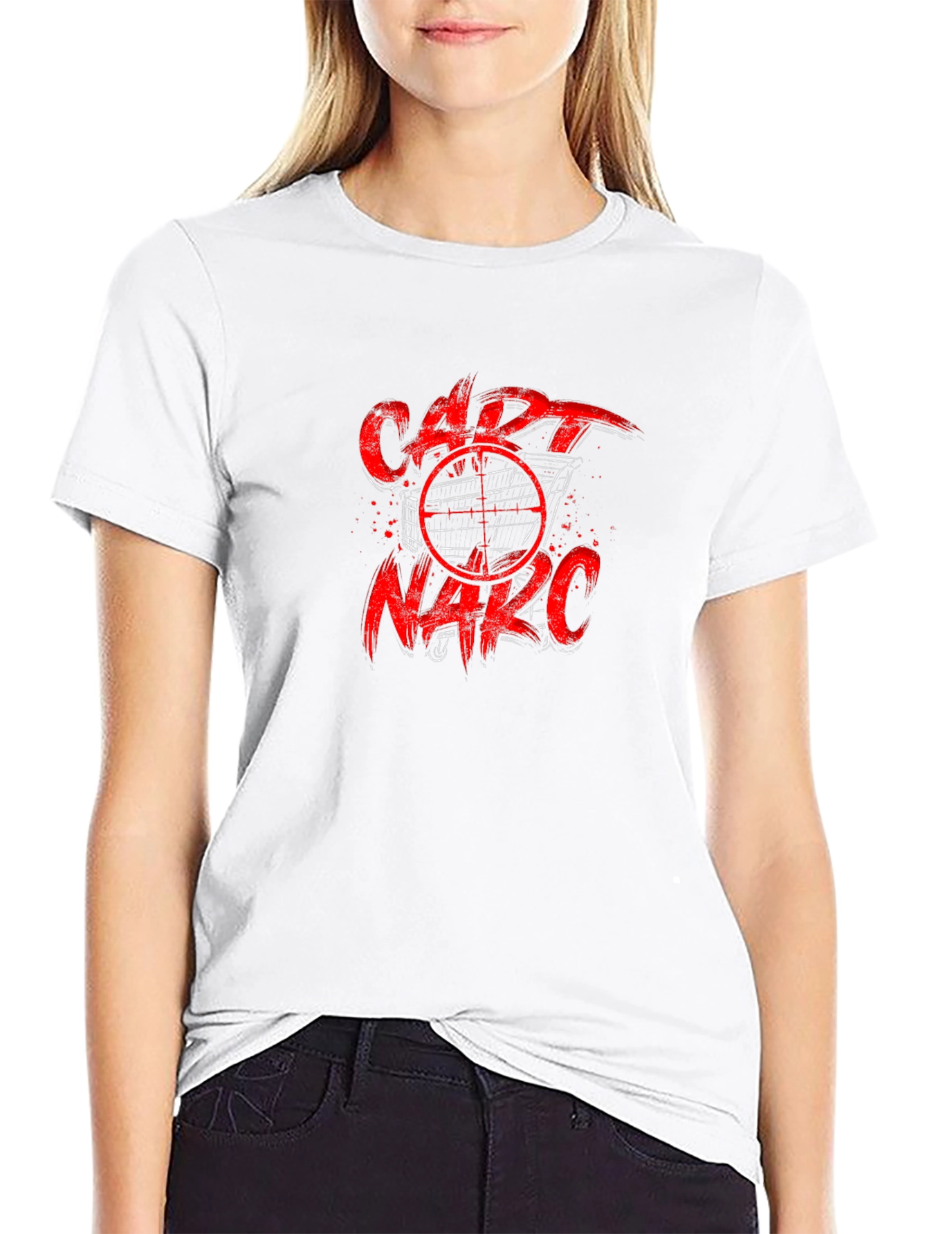 Cart Narc T-Shirt - Black Graphic Tee