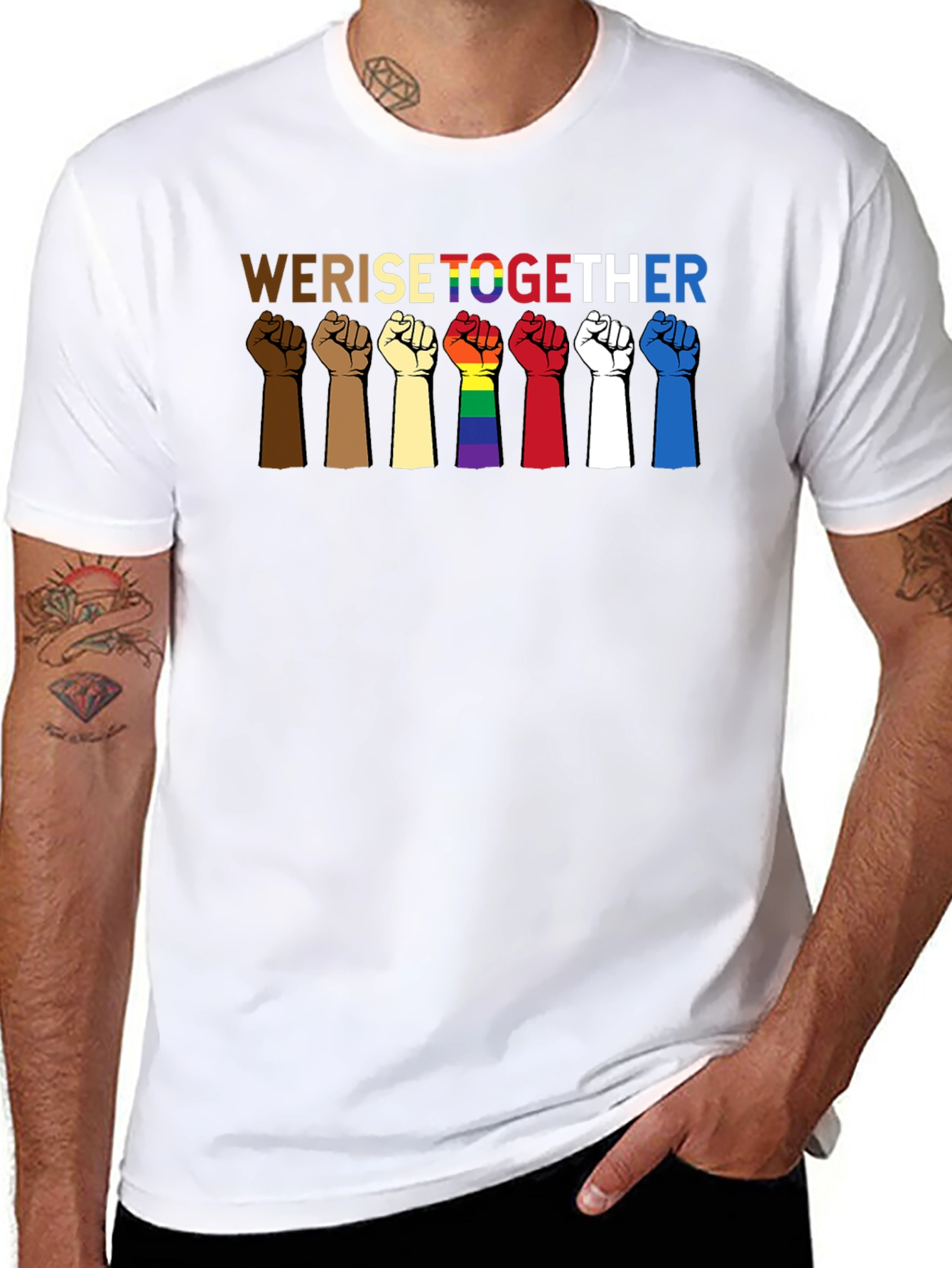 We Rise Together Equality T-Shirt