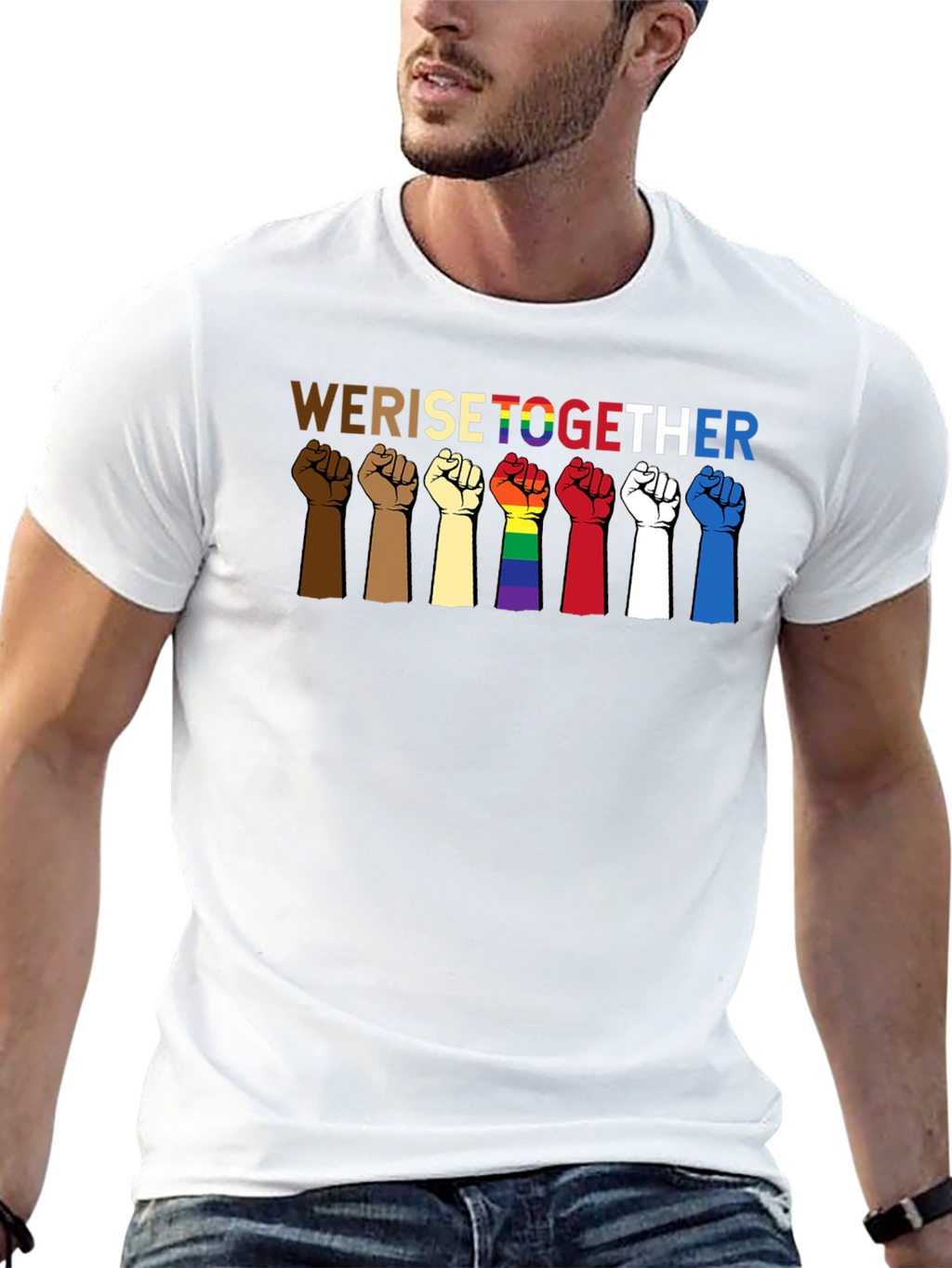We Rise Together Equality T-Shirt