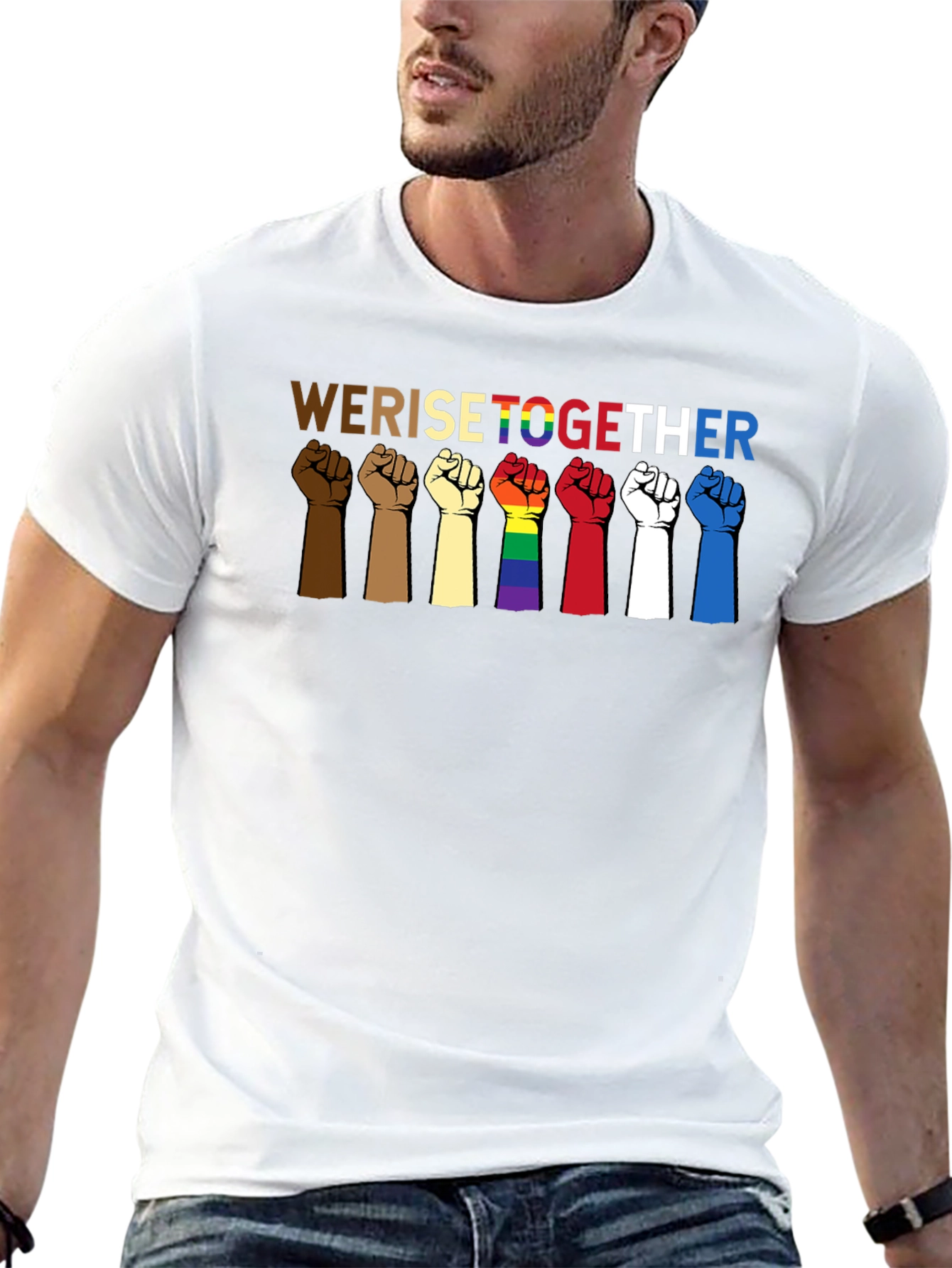 We Rise Together Equality T-Shirt
