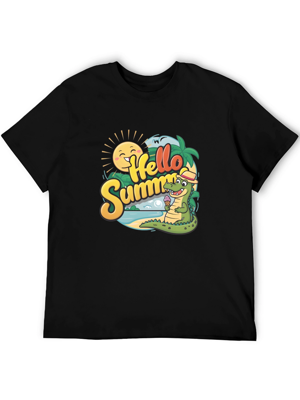 Hello Summer Crocodile T-Shirt