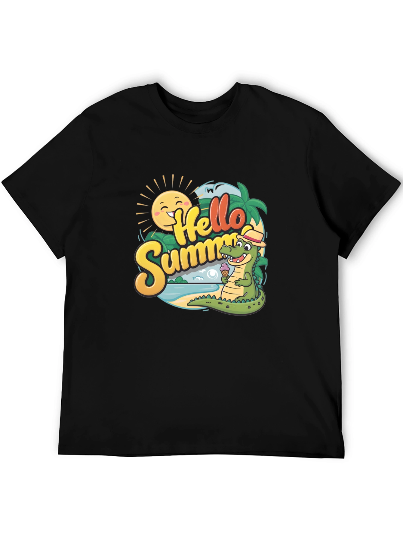 Hello Summer Crocodile T-Shirt
