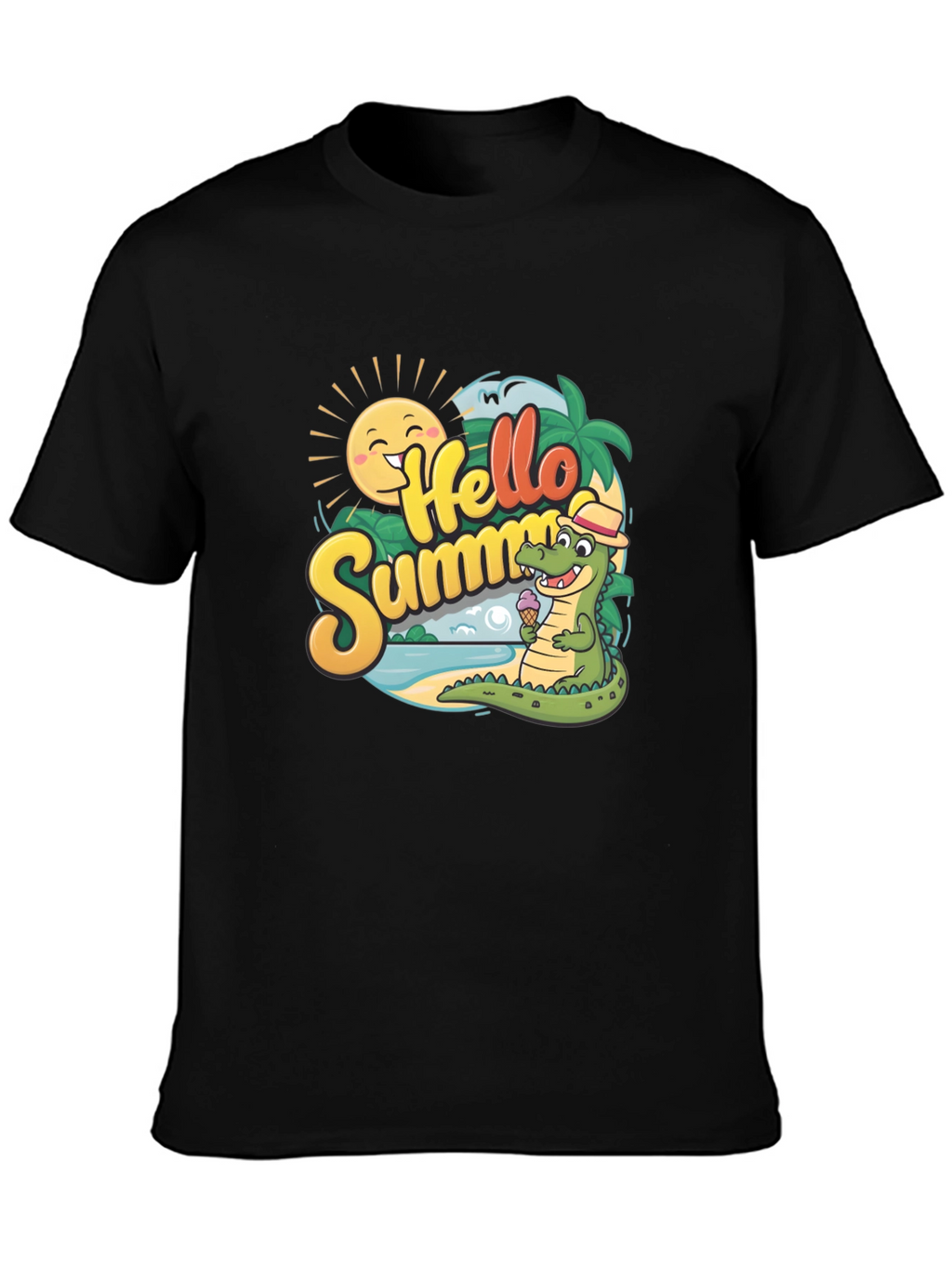 Hello Summer Crocodile T-Shirt