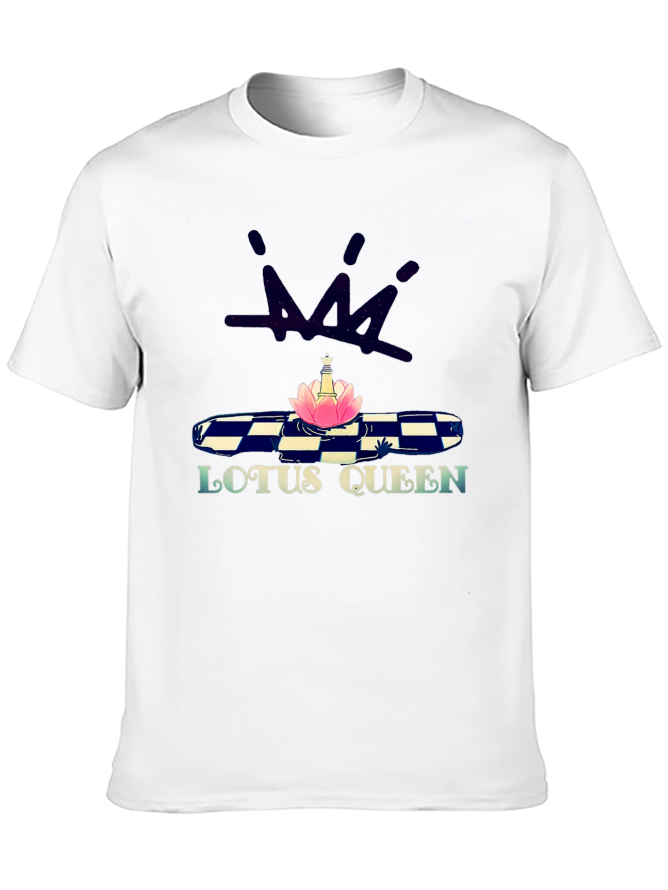 Lotus Queen Graphic Print T-Shirt