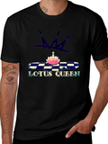 Lotus Queen Graphic Print T-Shirt