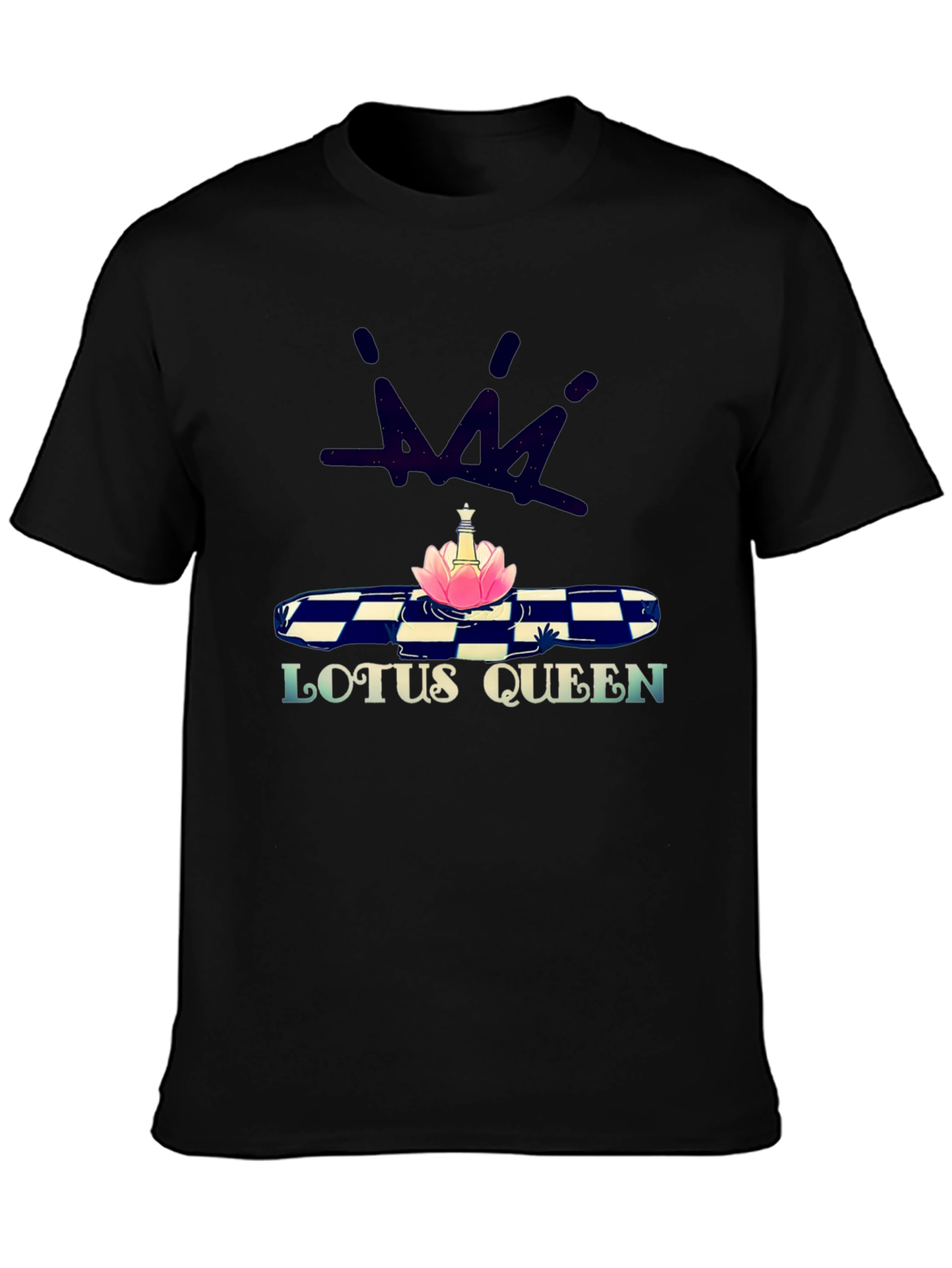 Lotus Queen Graphic Print T-Shirt