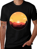 Sunset Mountain Graphic Tee - Adventure Ready