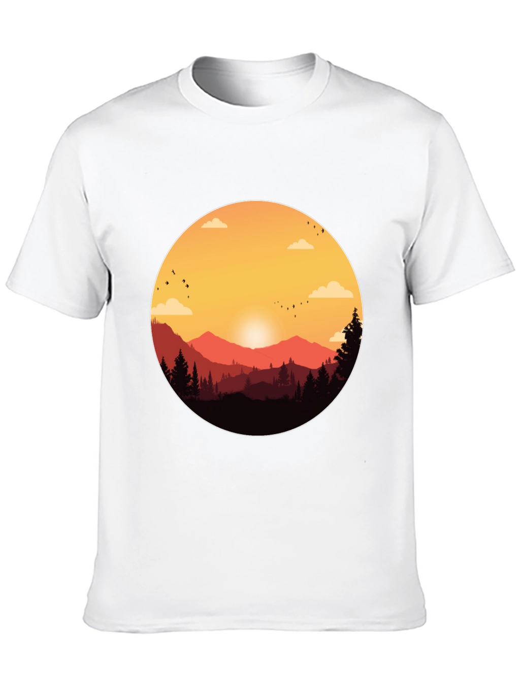 Sunset Mountain Graphic Tee - Adventure Ready