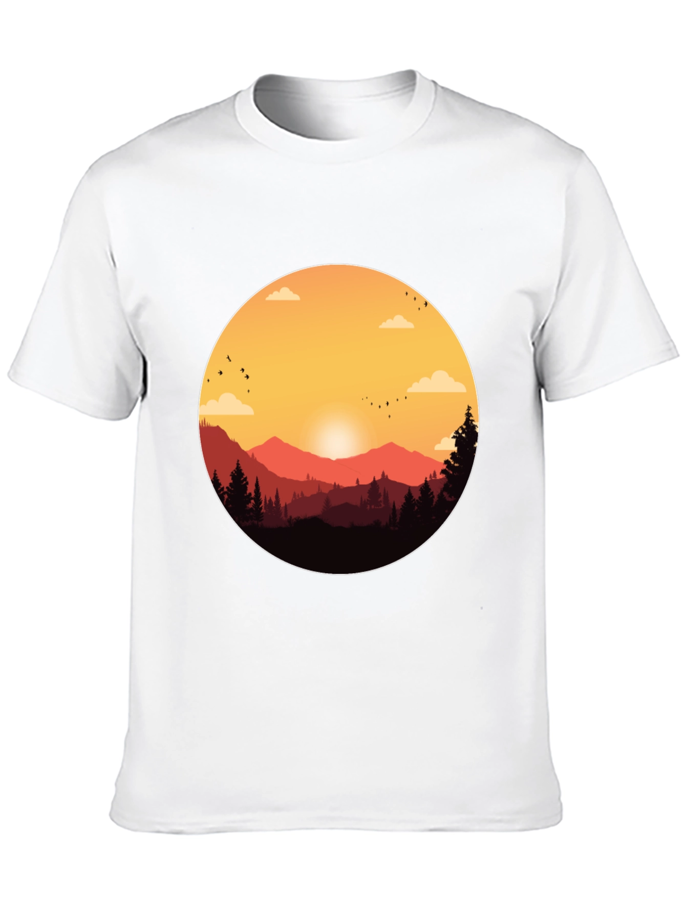 Sunset Mountain Graphic Tee - Adventure Ready