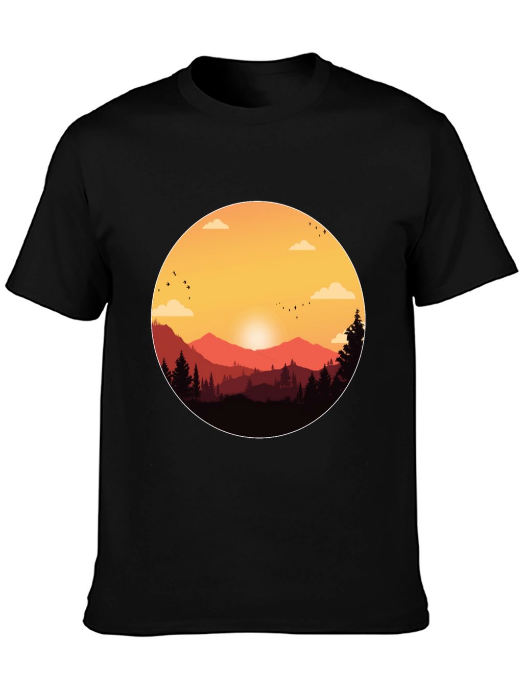 Sunset Mountain Graphic Tee - Adventure Ready