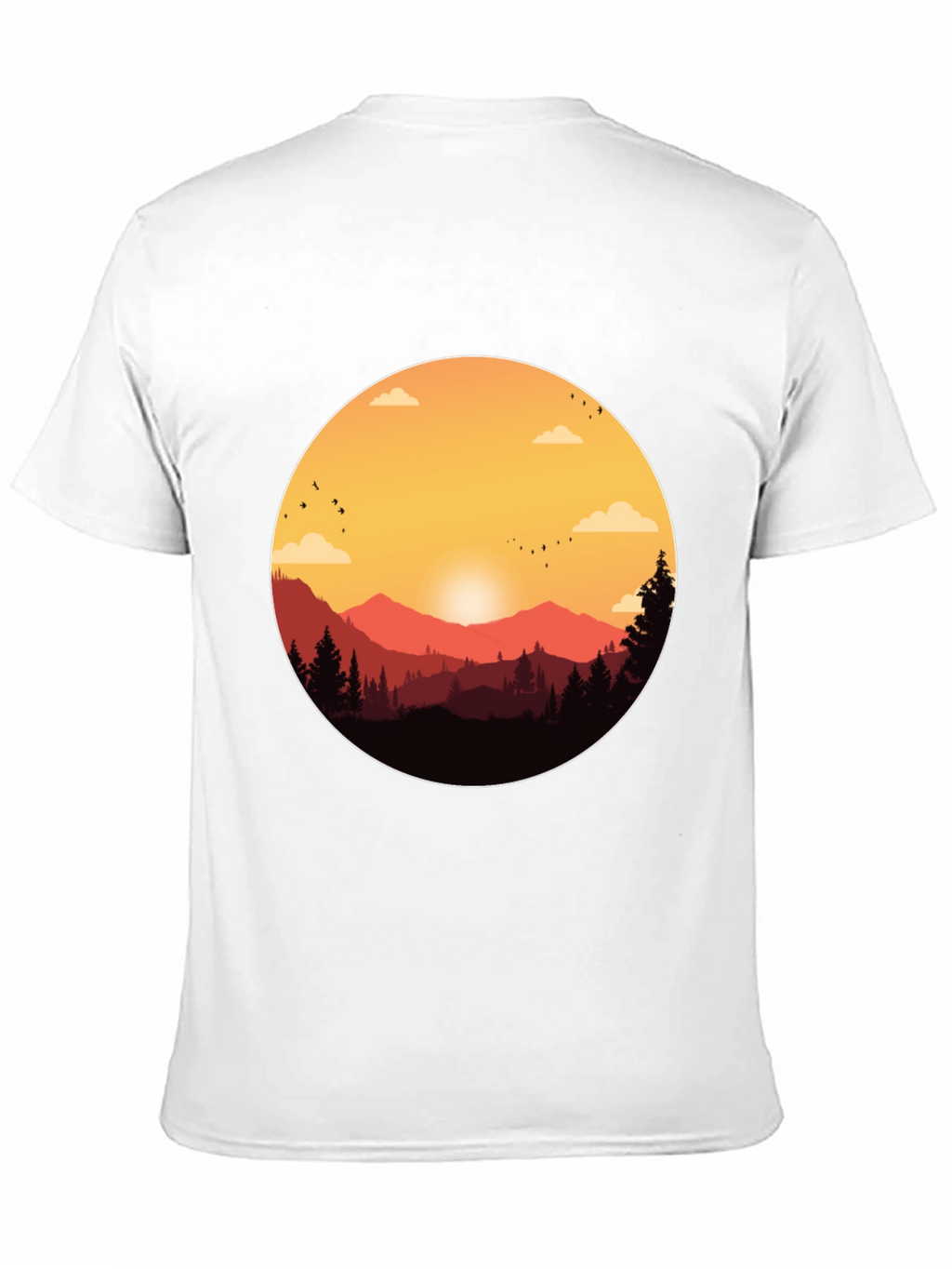 Sunset Mountain Graphic Tee - Adventure Ready