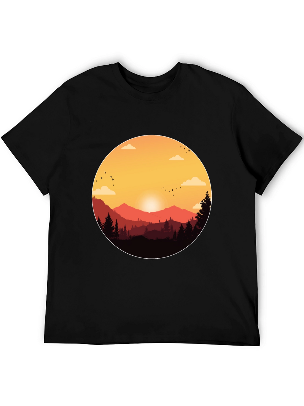 Sunset Mountain Graphic Tee - Adventure Ready