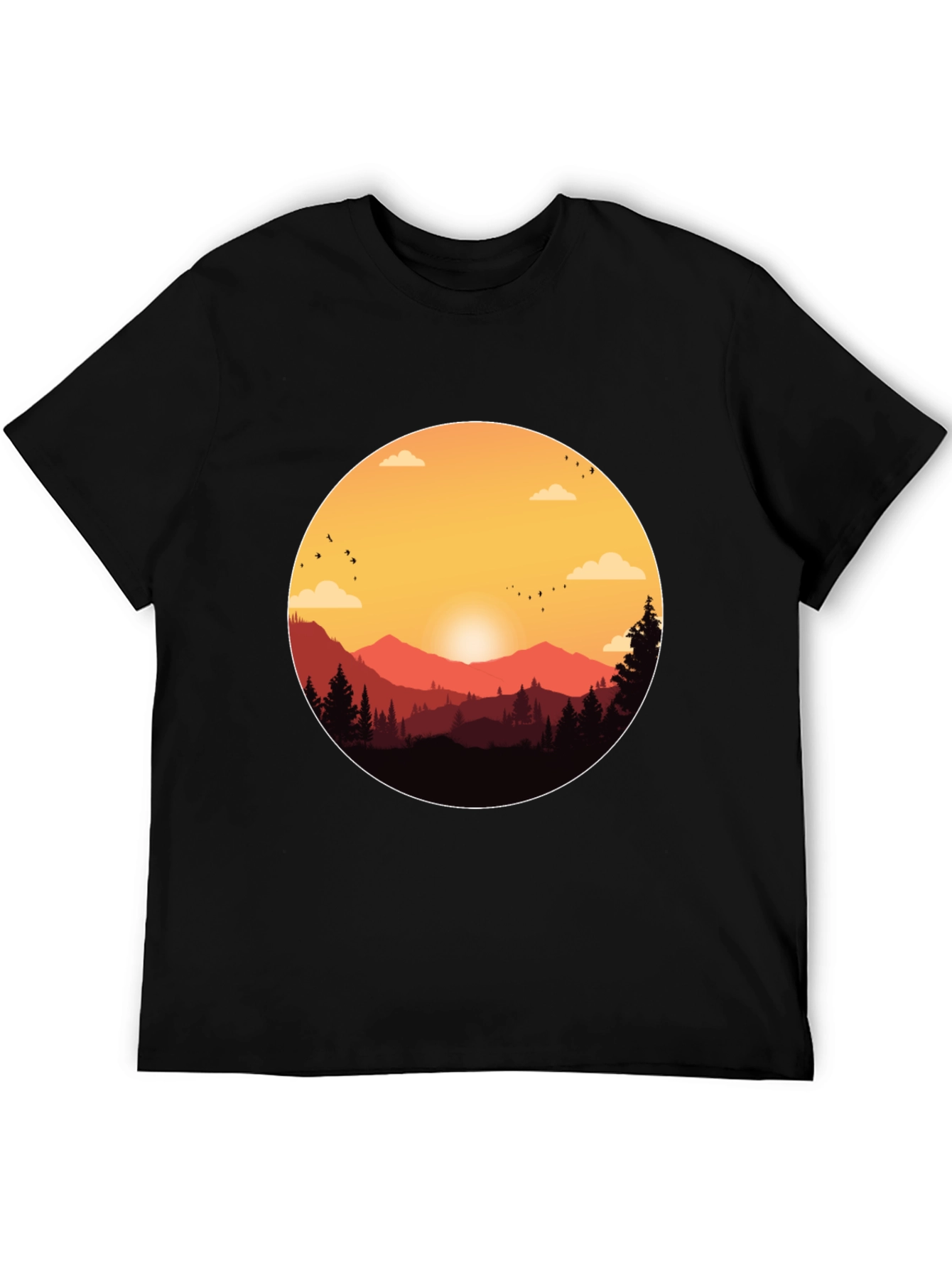 Sunset Mountain Graphic Tee - Adventure Ready