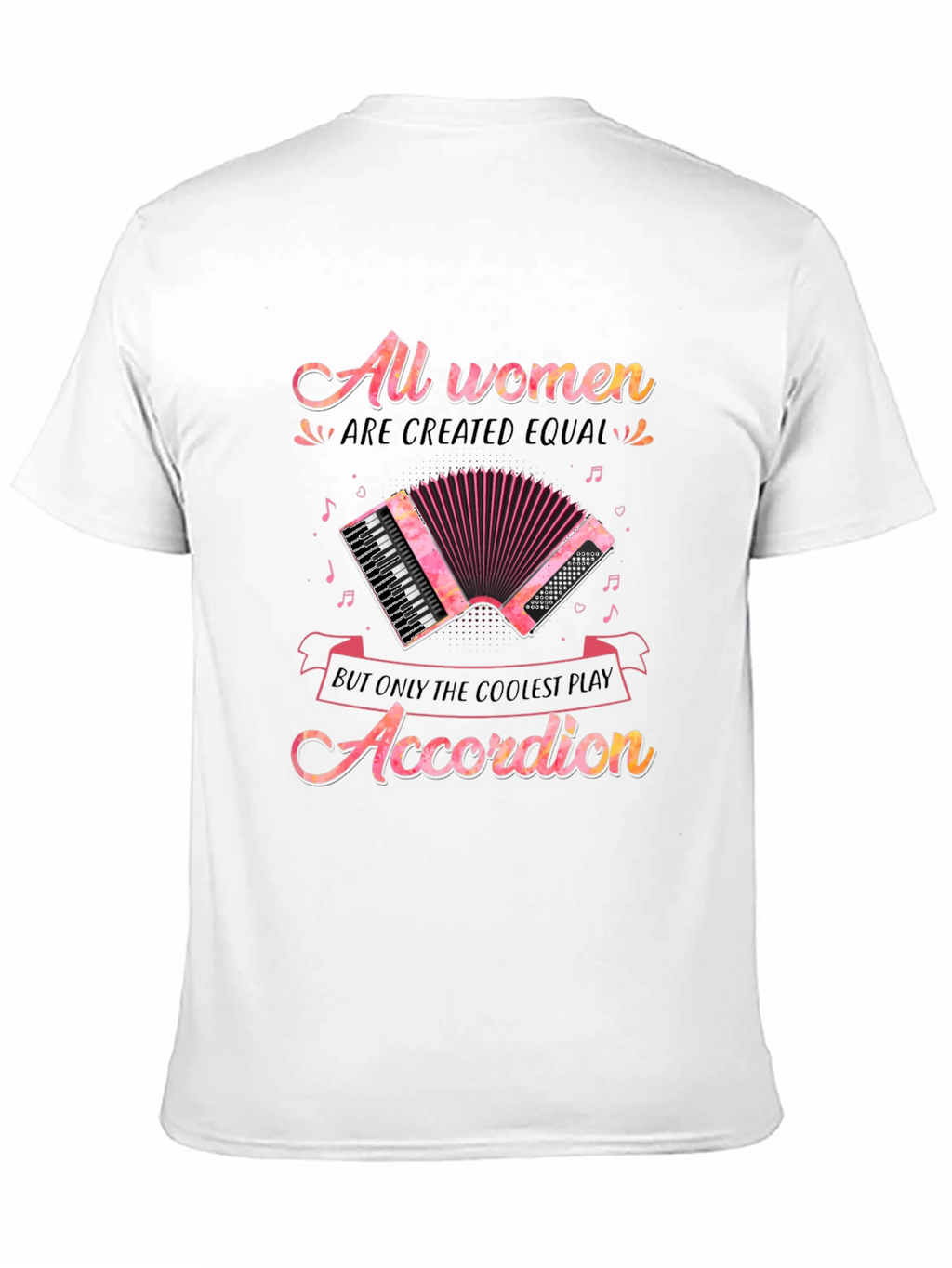 Coolest Women Accordion Player T-Shirt