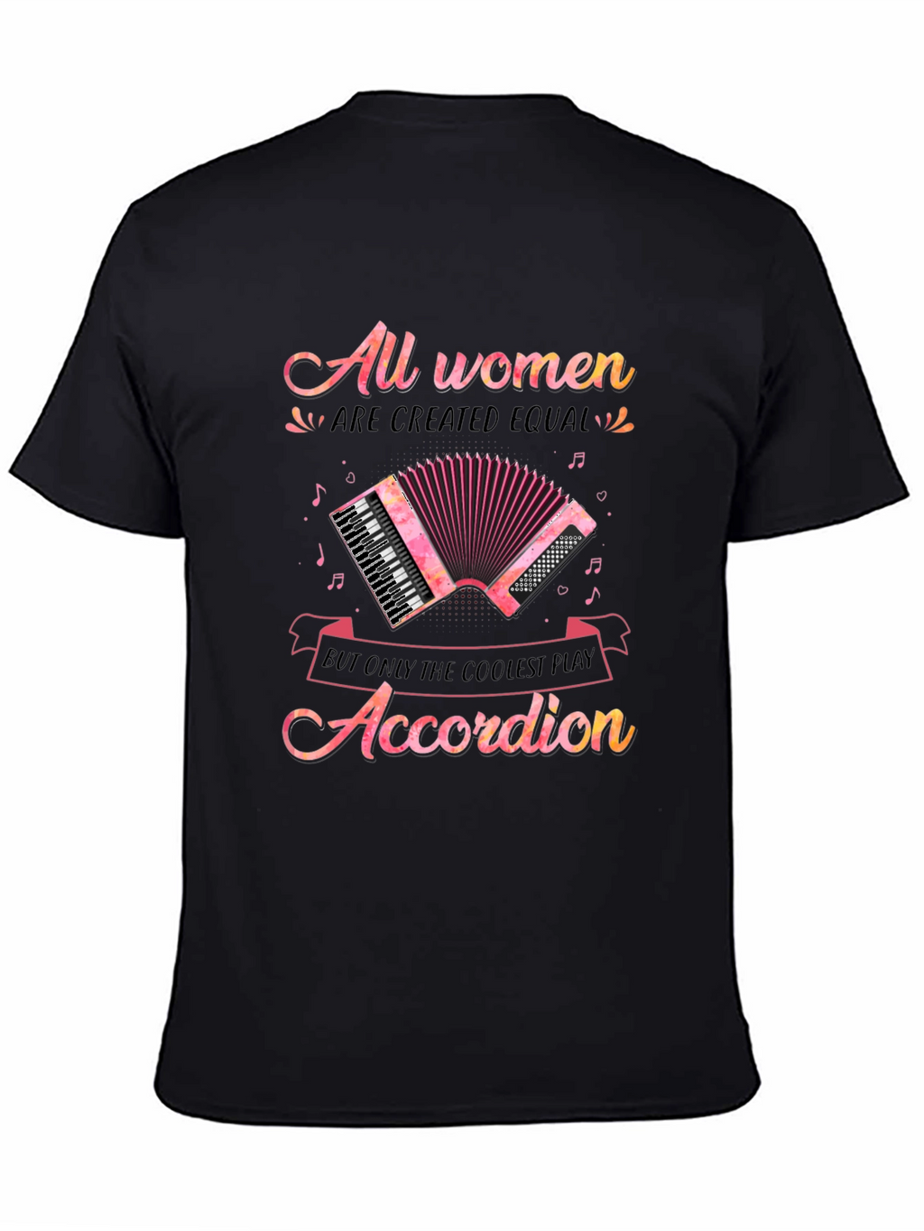 Coolest Women Accordion Player T-Shirt
