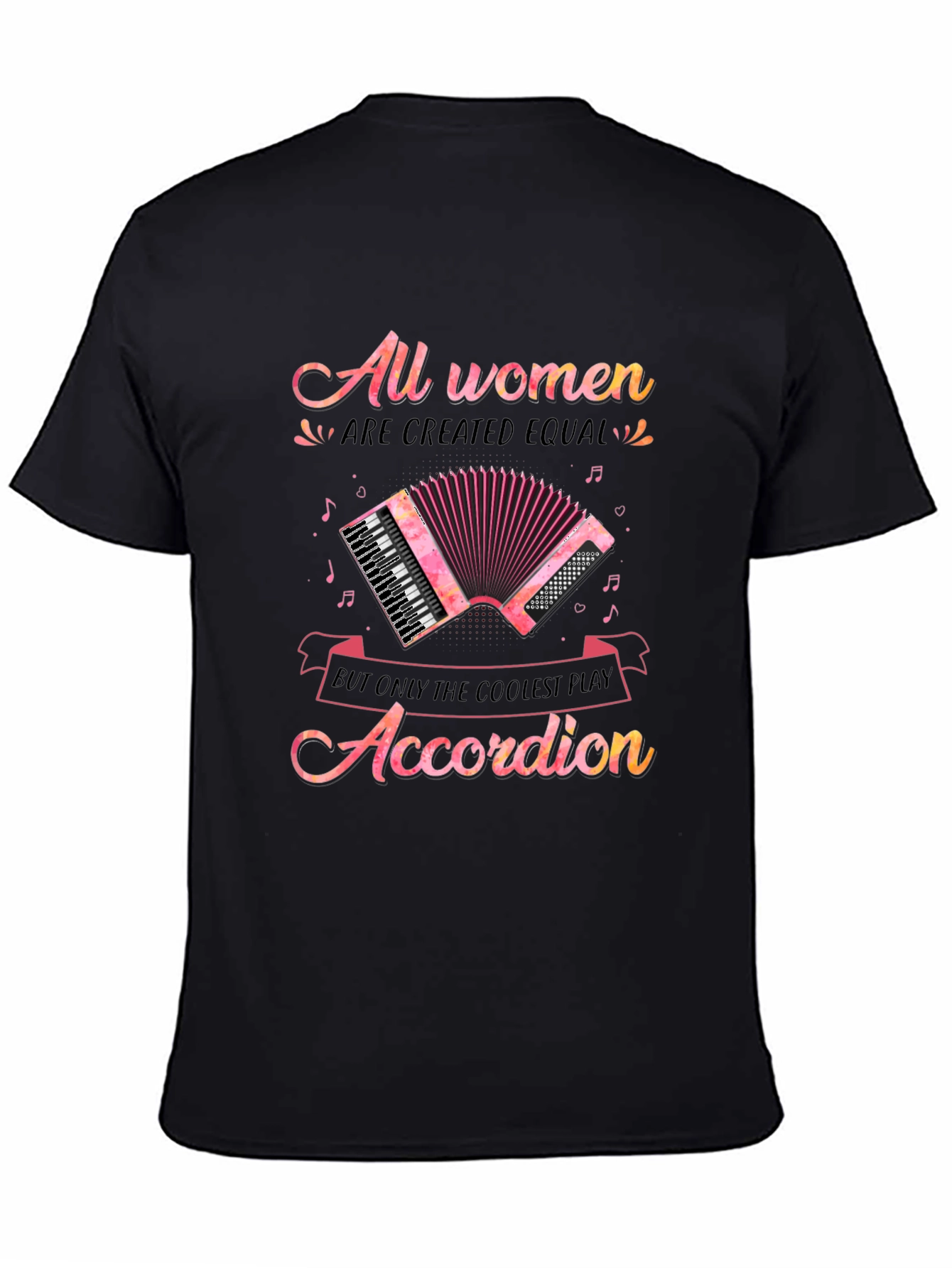 Coolest Women Accordion Player T-Shirt