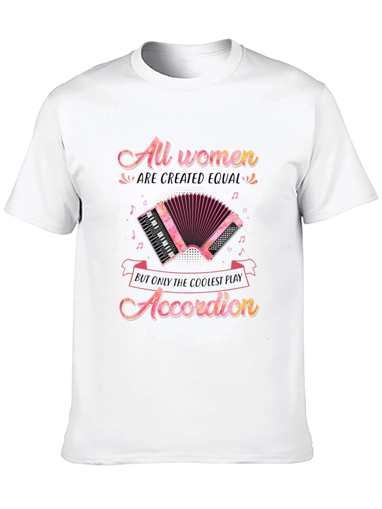 Coolest Women Accordion Player T-Shirt