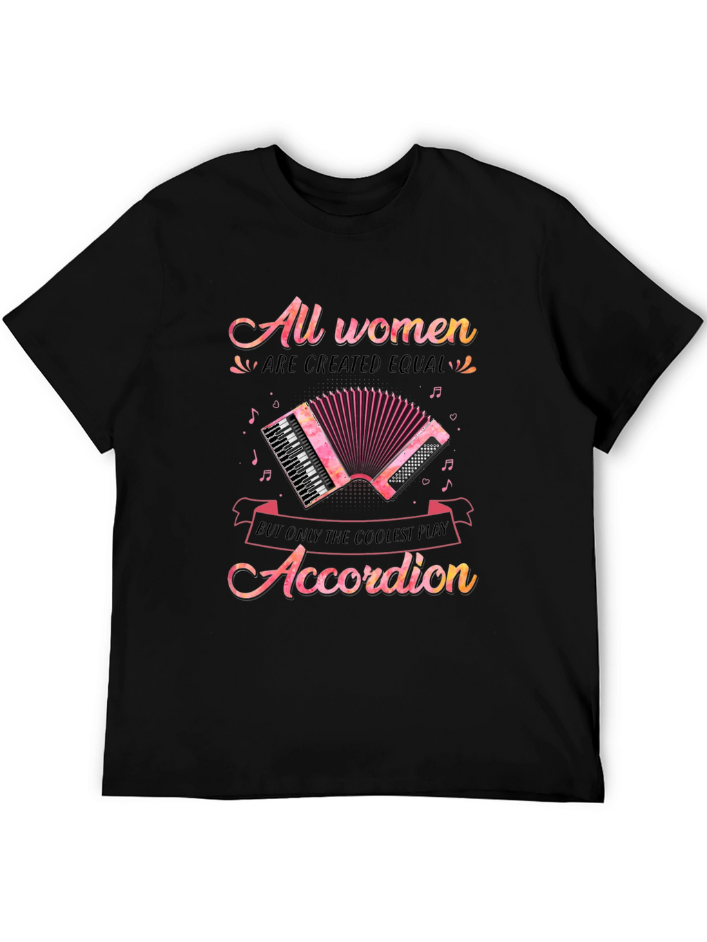 Coolest Women Accordion Player T-Shirt