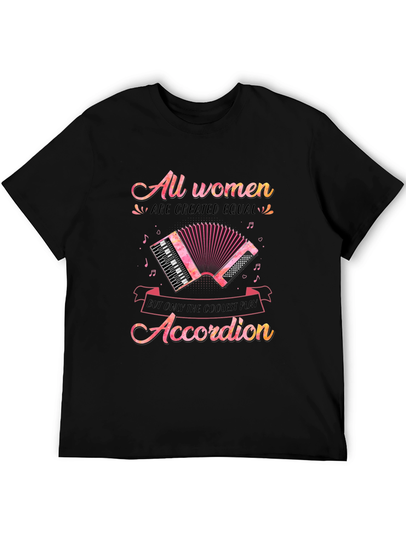 Coolest Women Accordion Player T-Shirt