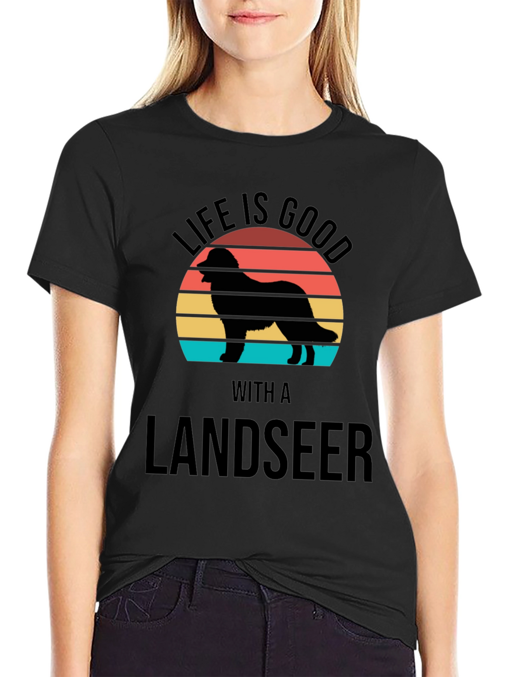 Life is Good Landseer T-Shirt