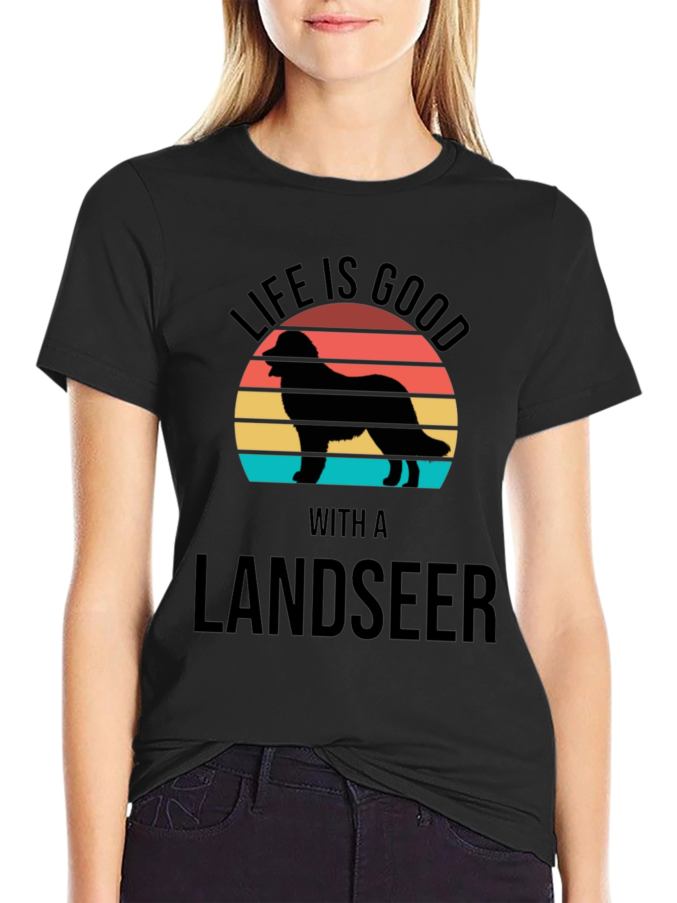 Life is Good Landseer T-Shirt