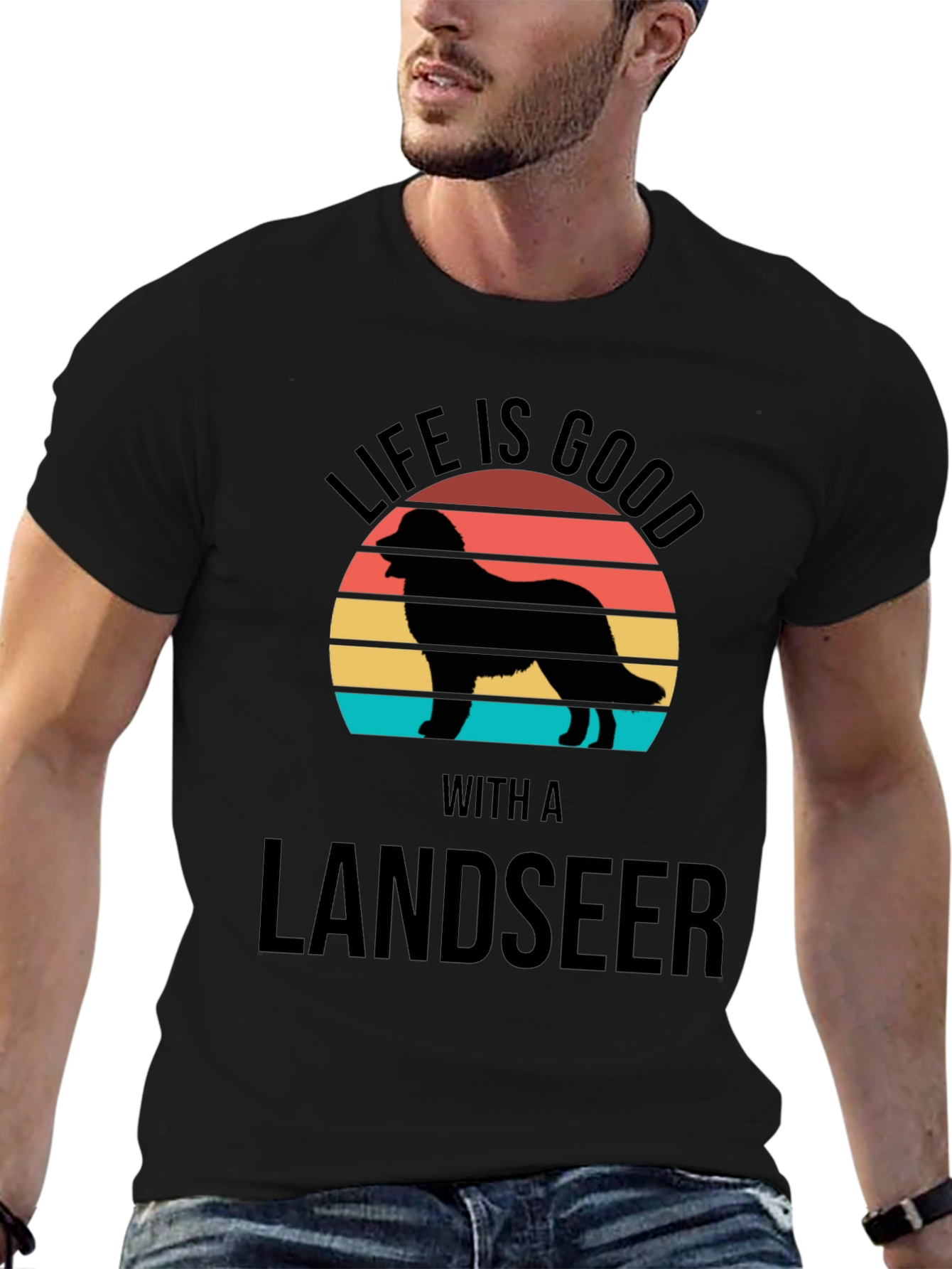 Life is Good Landseer T-Shirt