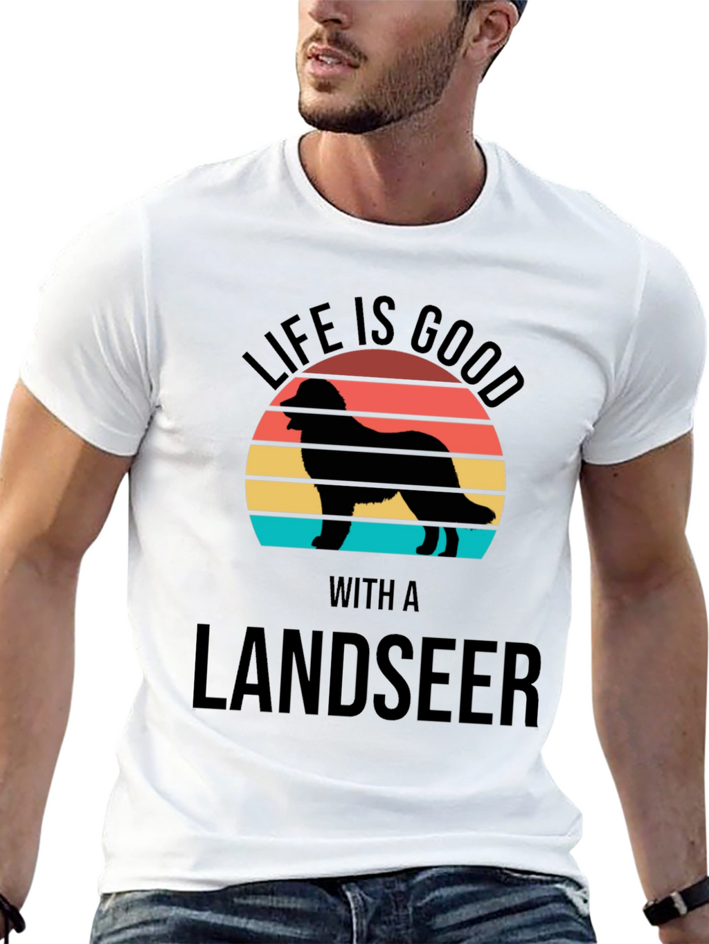 Life is Good Landseer T-Shirt