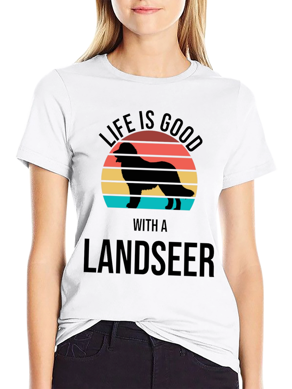 Life is Good Landseer T-Shirt