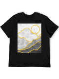 Abstract Mountain Graphic Tee